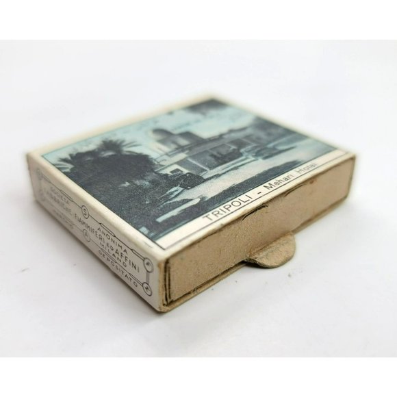 Tripoli Merhari Hotel Milan and Una Via Safety Matches Arabic? Vintage CT415 - Picture 2 of 7